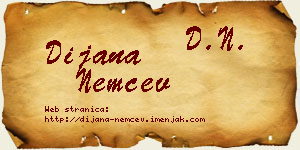 Dijana Nemčev vizit kartica